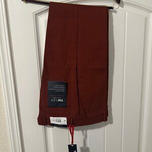 Men's Tommy Hilfiger TH Flex "Tate" Pant in Rust 34W X 32L NWT